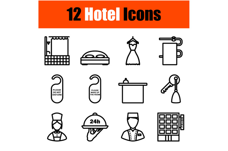 hotel-icon-set