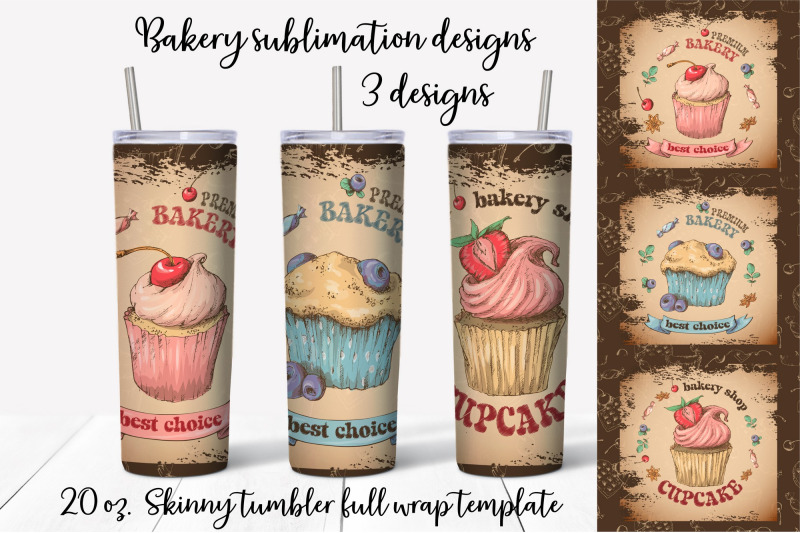 bakery-sublimation-design-skinny-tumbler-wrap-design