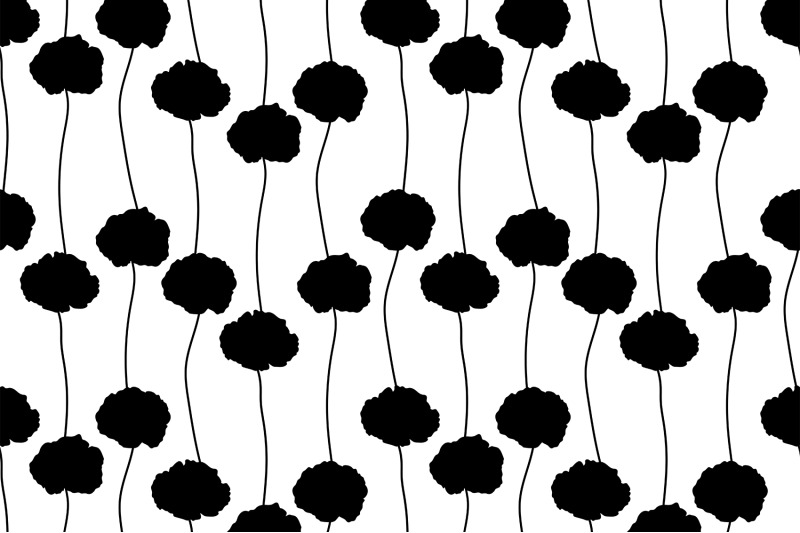 poppies-silhouettes-pattern-flowers-silhouettes-pattern