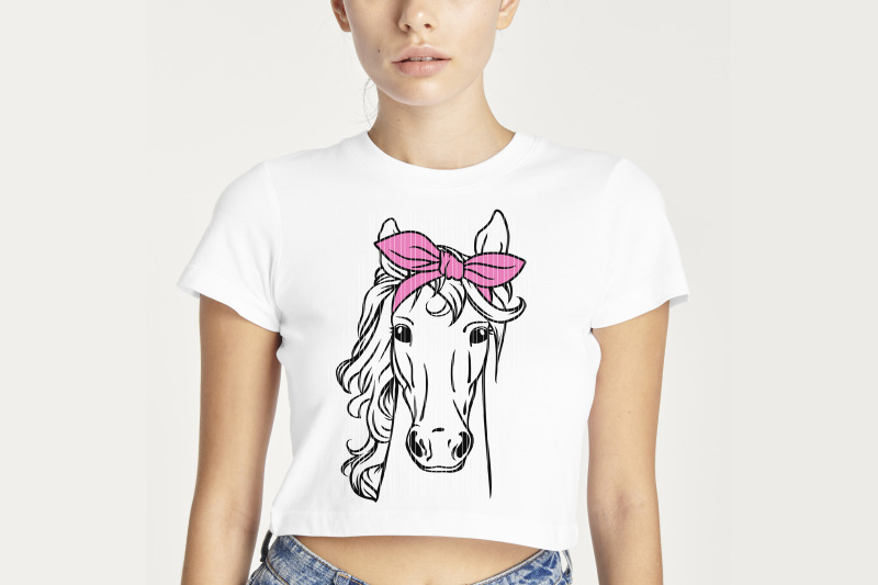 horse-with-bandana-svg-horse-head-svg-horse-lover