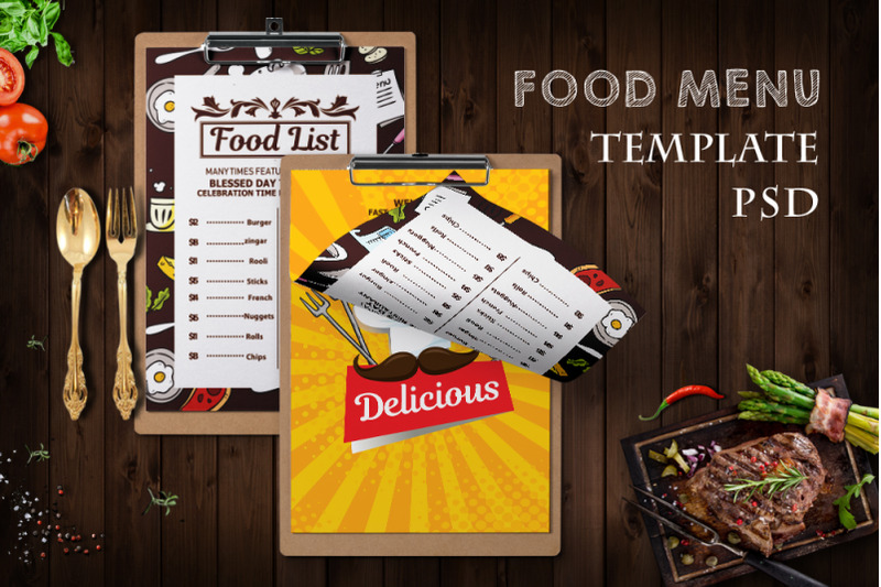 food-menu-double-sided-template