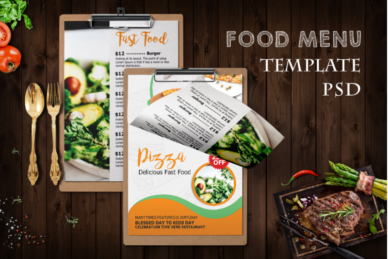 food-menu-2-sided-template