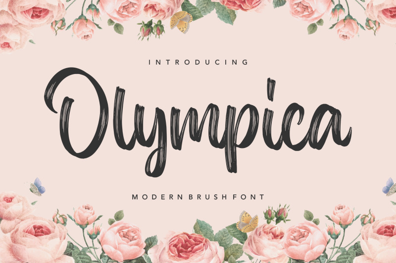 olympica-modern-brush-font