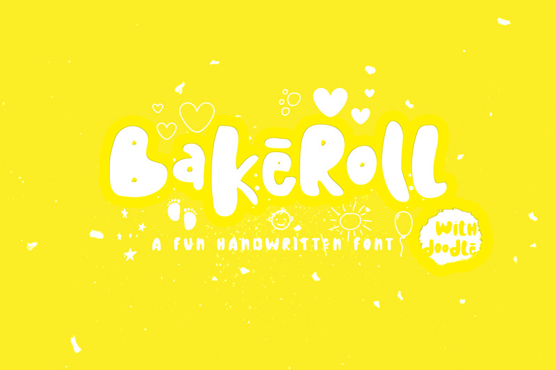 bakeroll-a-fun-handwritten-font