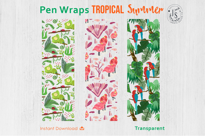 tropical-forest-pen-wraps-png-file-set