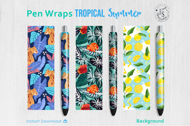 tropical-forest-pen-wraps-png-file-set