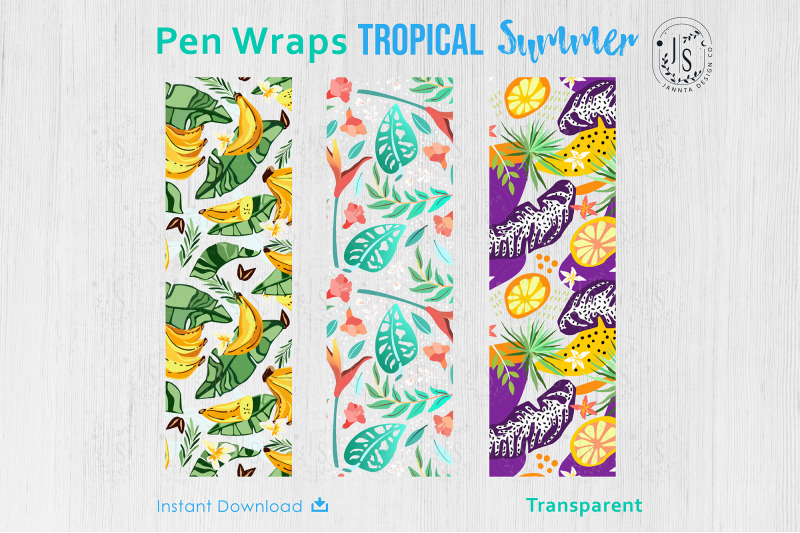 tropical-forest-pen-wraps-png-file-set