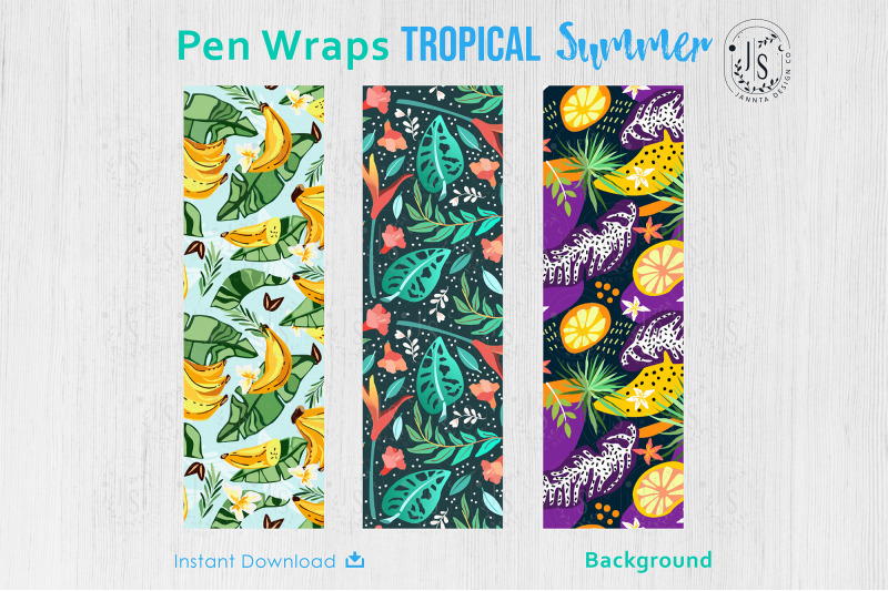 tropical-forest-pen-wraps-png-file-set