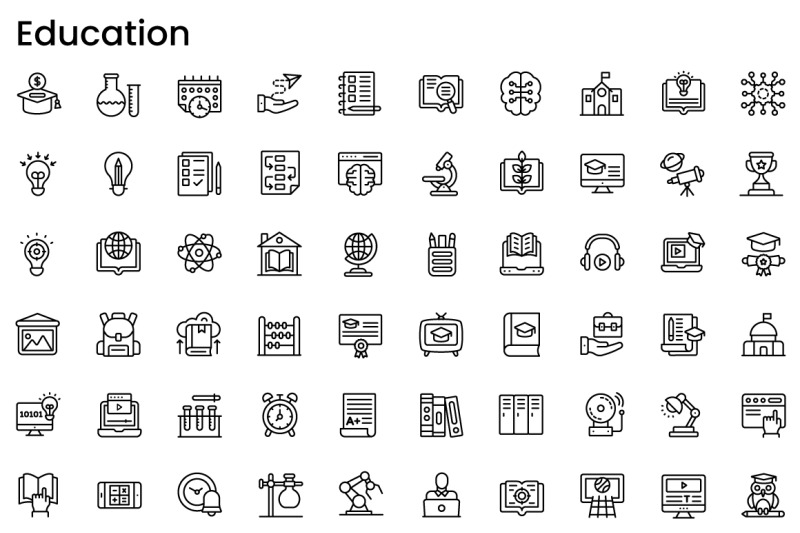 collection-of-1400-line-icons-set
