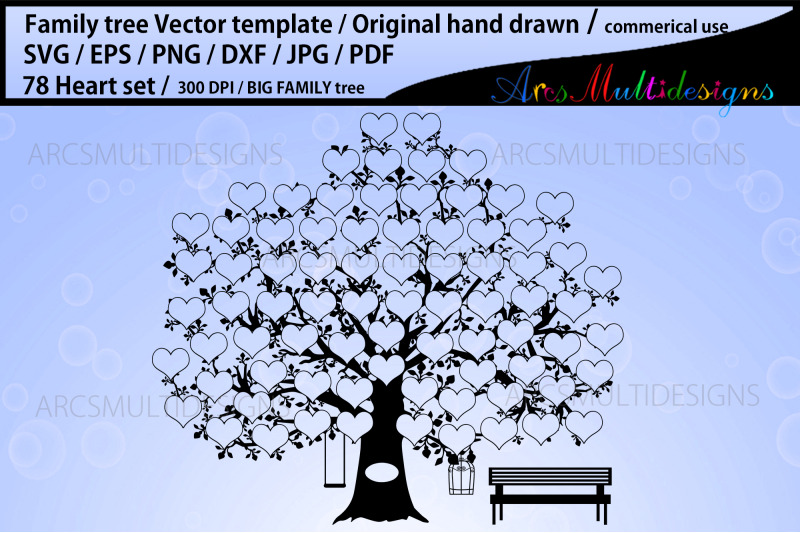78-heart-family-tree-vector