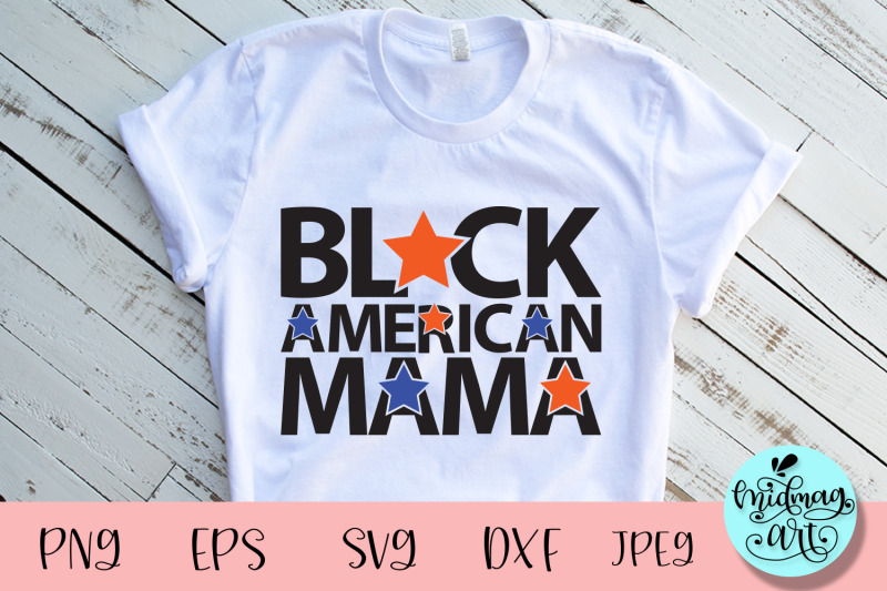 black-american-mama-svg-4th-of-july-svg