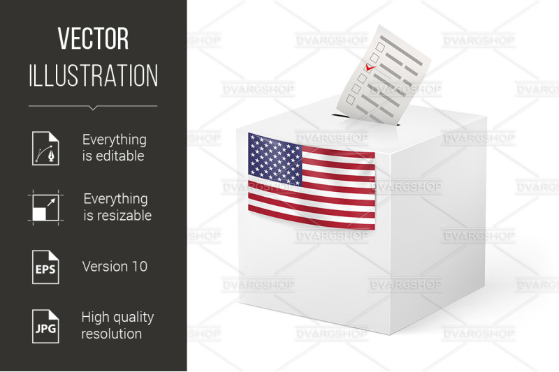 ballot-box-with-voicing-paper-usa