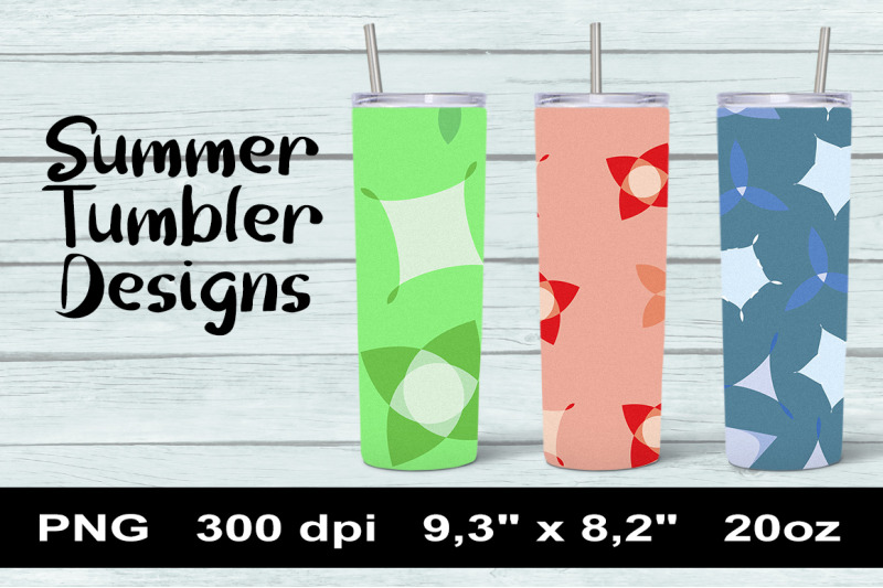 20-oz-skinny-tumbler-sublimation-png-designs-summer-abstract-flowers