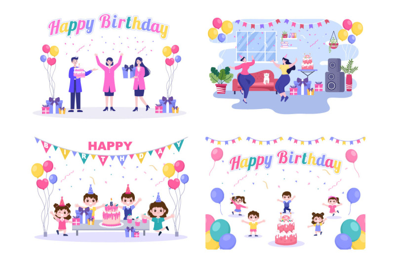 18-happy-birthday-party-illustration