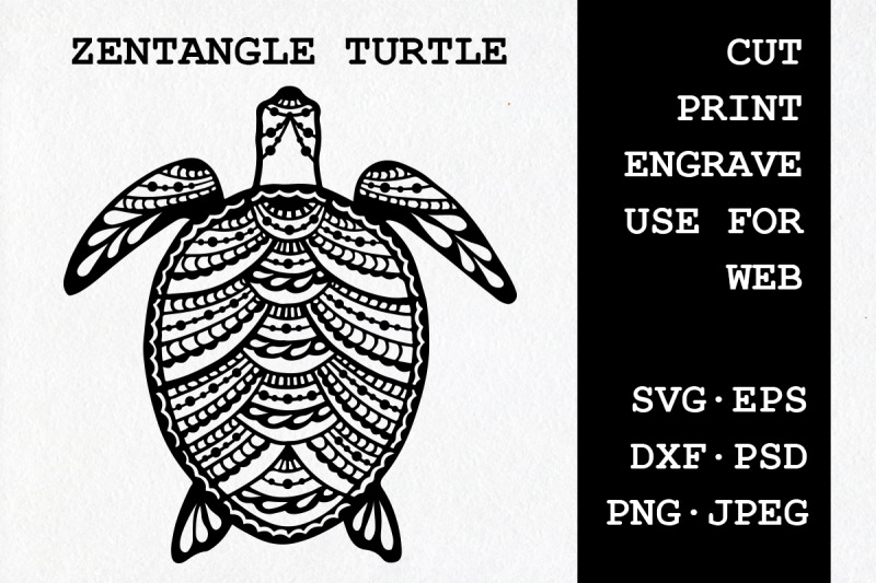 zentangle-turtle-svg-dxf-eps-psd-png-jpeg