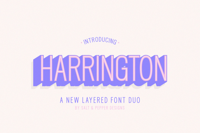 harrington-font-family-3d-fonts-logo-fonts-font-family