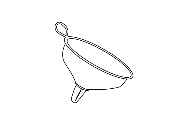 kitchen-funnel-outline-flat-icon