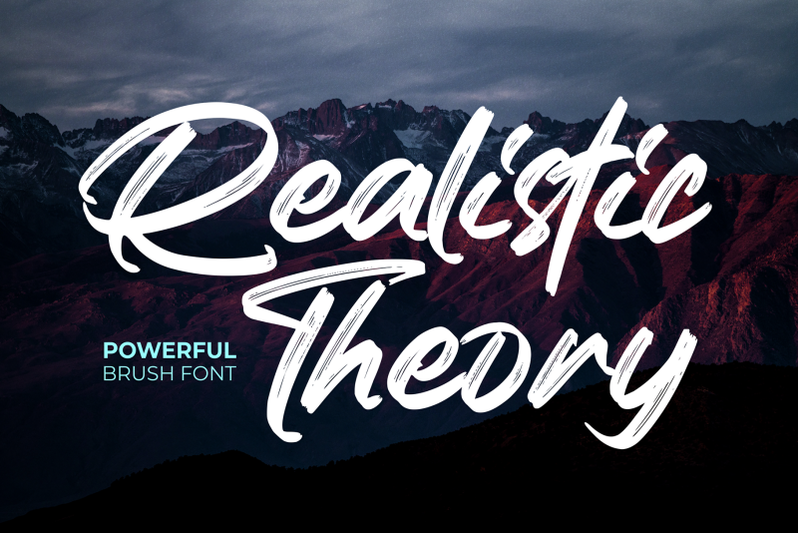 realistic-theory-powerful-brush-font