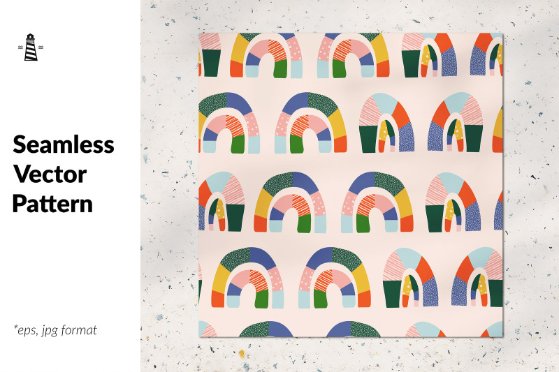 abstract-rainbows-seamless-pattern