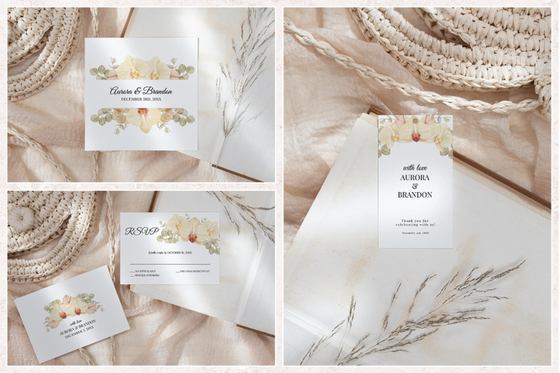 boho-wedding-template-cards-floral-invitation-set