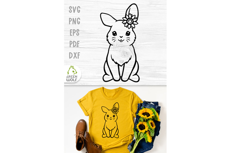 bunny-with-sunflower-svg-bunny-svg-cute-farm-animals-svg-farm-svg