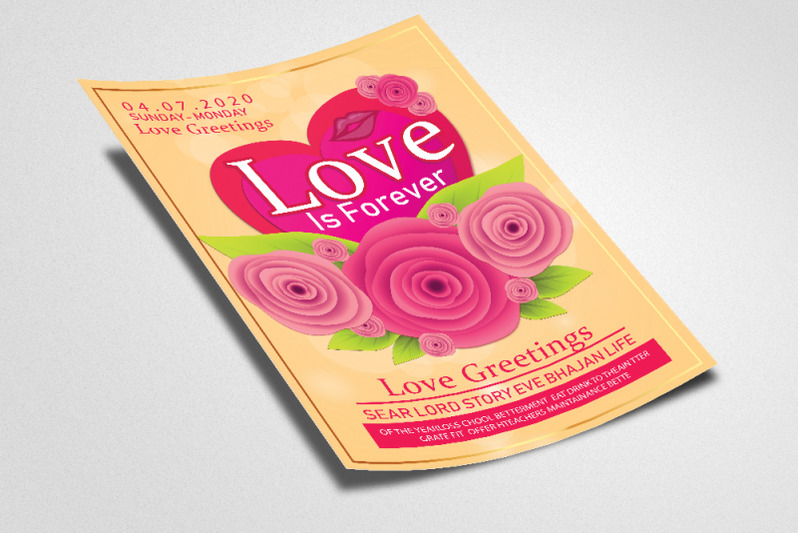 love-greeting-flyer-poster