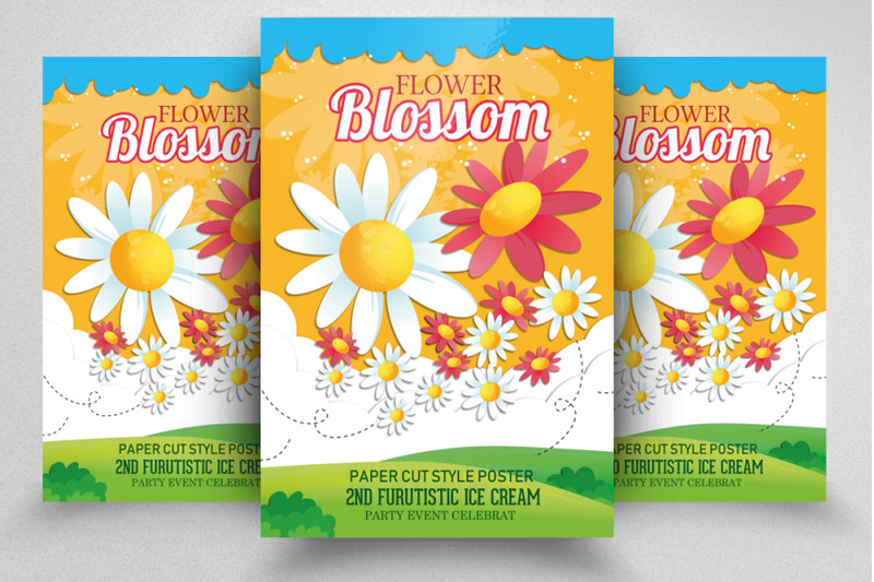 flower-blossom-paper-cut-style-flyer