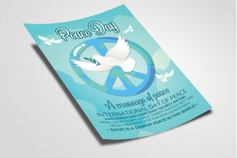 world-peace-day-flyer-poster