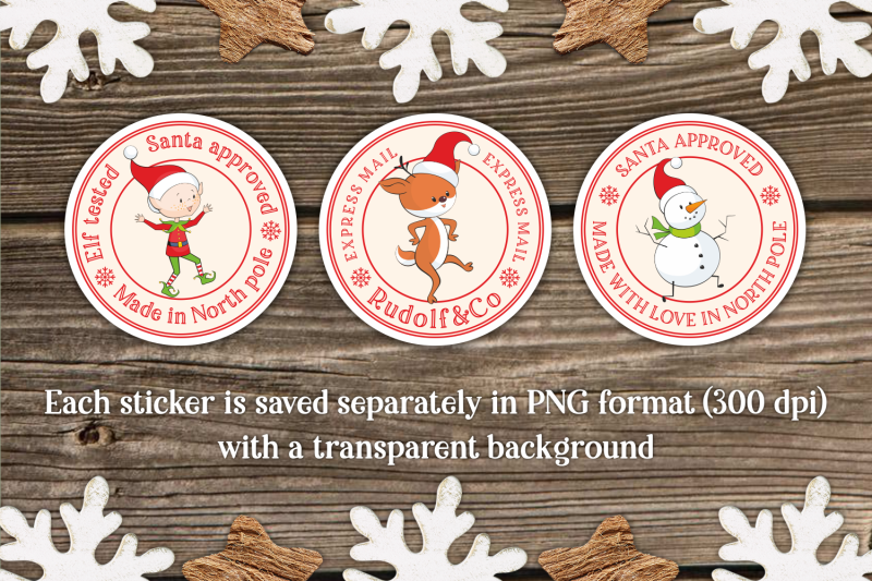 christmas-stamp-sticker-pack-png