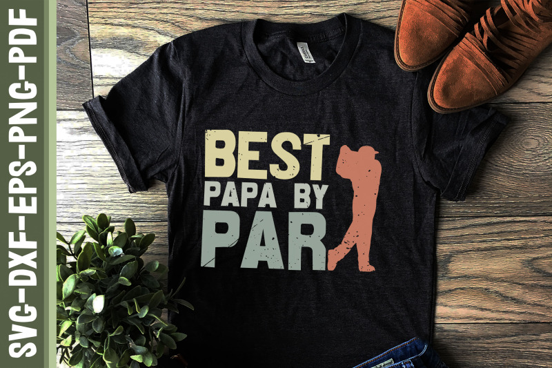 Best Papa By Par Golf Papa Father's Day Download | Free SVG Cut Files