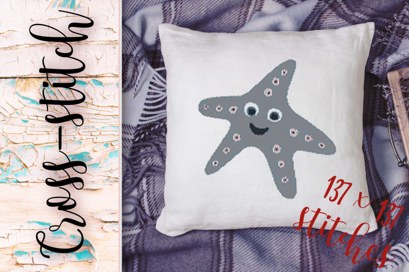 the-scheme-for-embroidery-cross-stitch-quot-starfish-quot