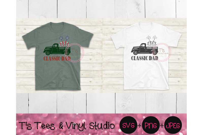Download Classic Dad Vintage Truck Americana Svg Father S Day Dad S Garage By T S Tees Vinyl Studio Thehungryjpeg Com