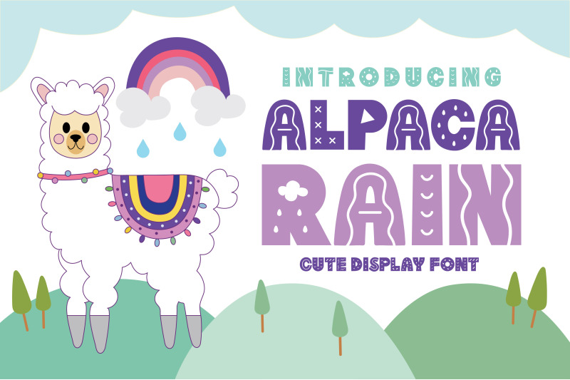 alpaca-rain