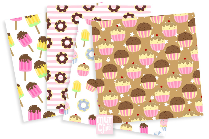 sweets-and-donuts-seamless-patterns