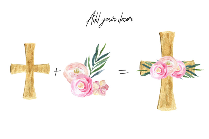 watercolor-wooden-crosses