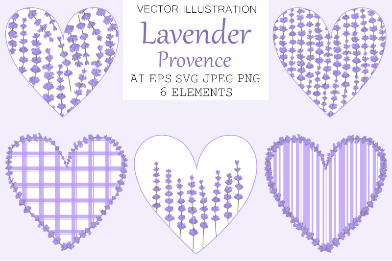lavender-hearts-hearts-provence-lavender-flowers-svg