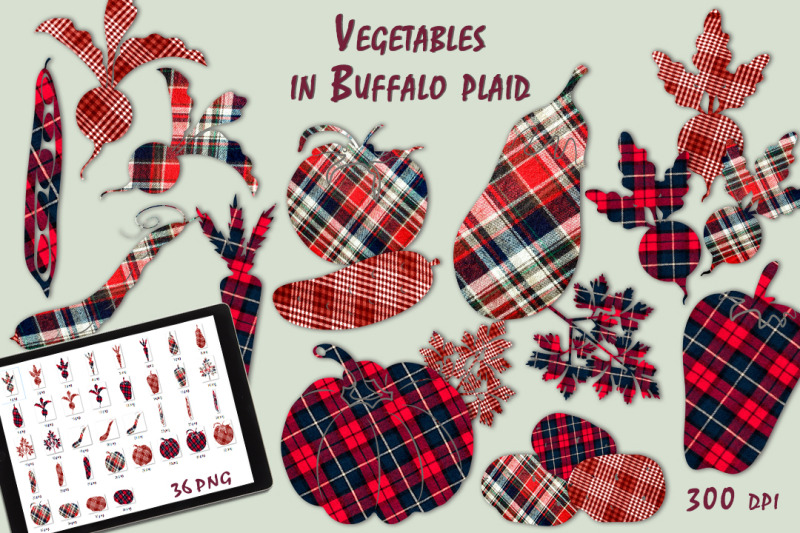 vegetables-in-buffalo-plaid