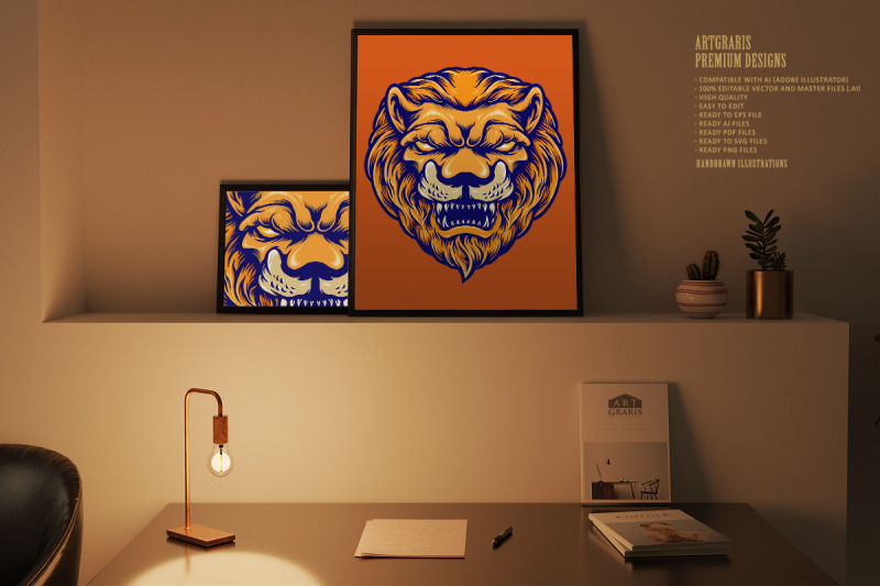 angry-lion-head-face-mascot-logo-isolated