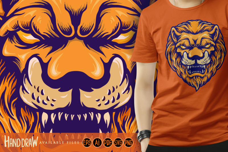 angry-lion-head-face-mascot-logo-isolated