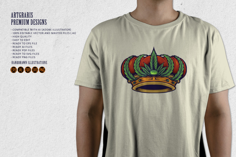 king-kush-logo-isolated-cannabis-crown