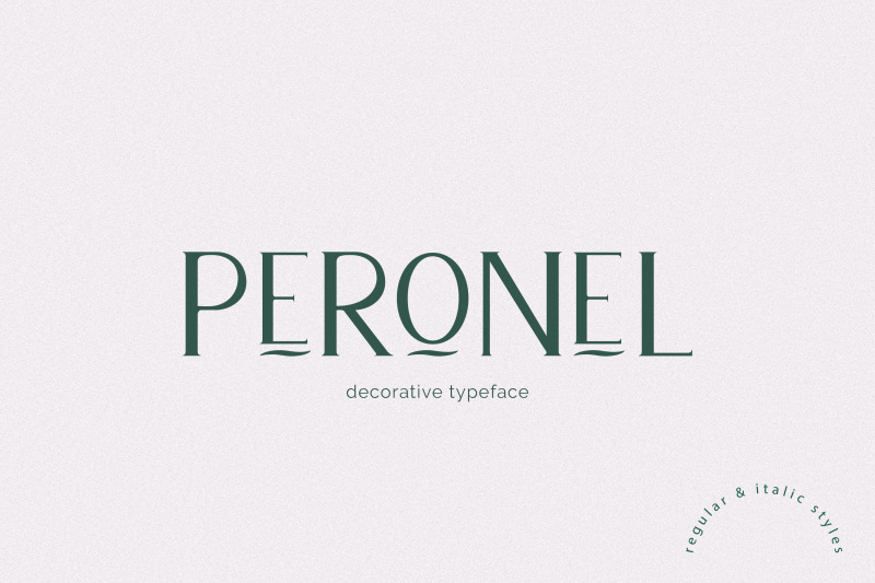 peronel-decorative-font