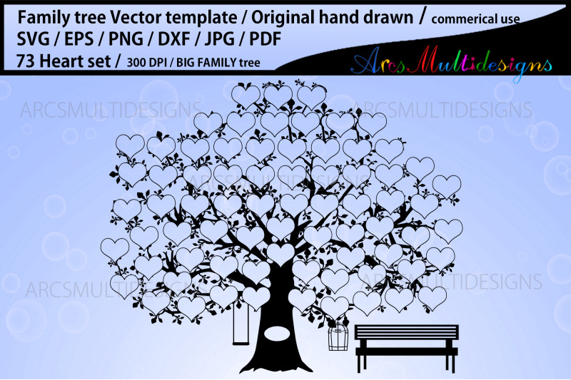 family-tree-vector-73-names