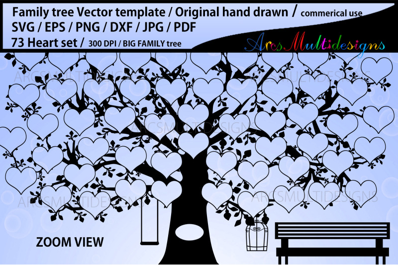family-tree-vector-73-names