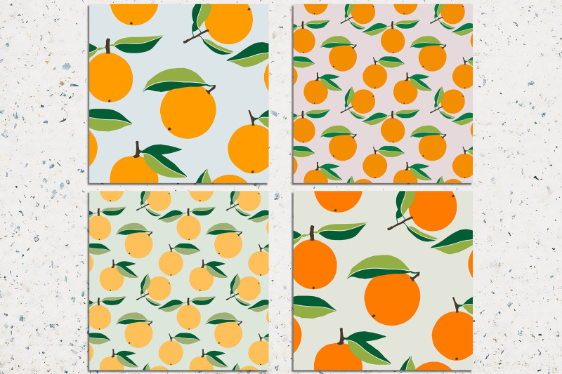 abstract-orange-seamless-patterns