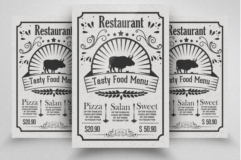 food-menu-flyer-template