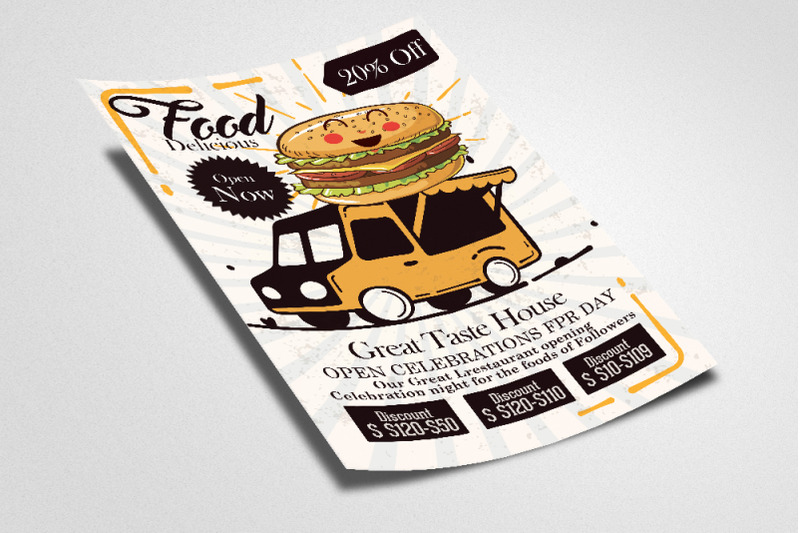 fast-food-flyer-template