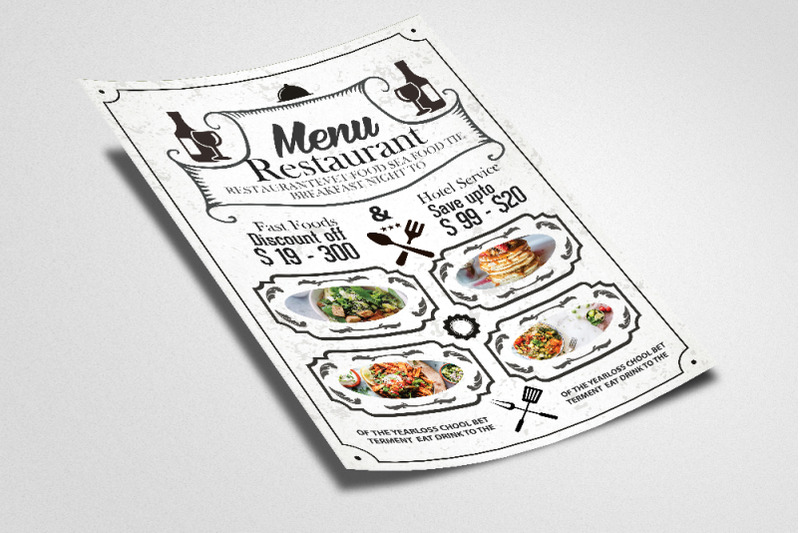 food-restaurant-flyer-poster