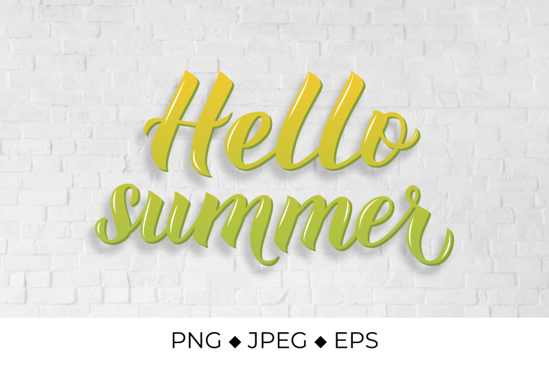 hello-summer-calligraphy-lettering