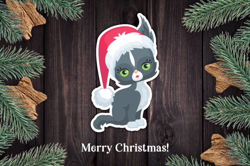 cats-christmas-print-and-cut-stickers-png