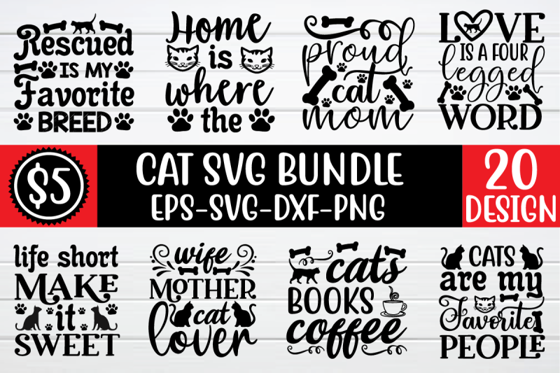 cat-svg-bundle-vol-1